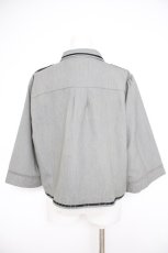 画像2: axes femme / ダブルボタンカレッジジャケット F グレー Y-26-09-26-018-AX-JA-SZ-ZY (2)