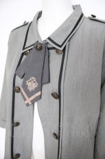 画像3: axes femme / ダブルボタンカレッジジャケット F グレー Y-26-09-26-018-AX-JA-SZ-ZY (3)