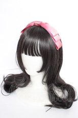 画像1: BABY,THE STARS SHINE BRIGHT / BABY Ribbon Sweet Diary カチューシャ  ローズピンク Y-26-09-26-003-BA-ZA-SZ-ZY (1)