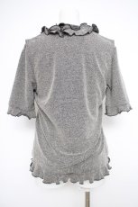画像2: INGEBORG / リボンカットソーアンサンブル  グレー Y-26-09-28-038-LO-TO-SZ-ZY (2)