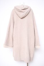 画像2: axes femme / 裏ボアニットコーディガン 3L グレージュ Y-26-09-28-050-AX-TO-SZ-ZY (2)