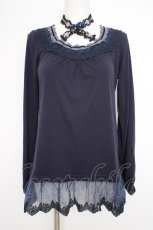 画像1: axes femme / ストラップ付きインナー M 紺 Y-26-09-28-013-AX-TO-SZ-ZY (1)