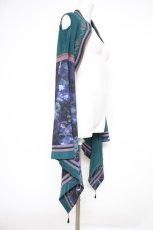 画像2: Ozz oneste / 月光睡蓮カシュクールカーディガン  グリーン Y-26-09-28-025-OO-TO-SZ-ZY (2)