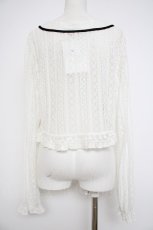画像2: m petit by misako / レースボレロ M 白 Y-26-09-28-028-LO-TO-SZ-ZY (2)