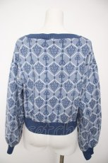 画像2: axes femme POETIQUE / カギガラジャカードニットＣＤ  サックス Y-26-09-30-053-AX-TO-SZ-ZY (2)