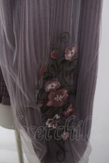 画像3: axes femme / チュールｘ刺繍ニット M ラベンダー Y-26-09-30-055-AX-TO-SZ-ZY (3)