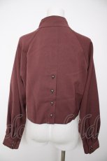 画像2: axes femme / ショート丈ミリタリーブルゾン F モカ Y-26-09-30-057-AX-CO-SZ-ZY (2)