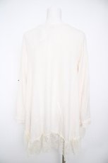 画像2: axes femme / 裾レーストッパーカーデ M オフシロ Y-26-09-30-079-AX-TO-IG-ZY (2)