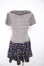 画像2: axes femme / ニットワンピース  グレー Y-26-09-30-088-AX-TO-SZ-ZY (2)