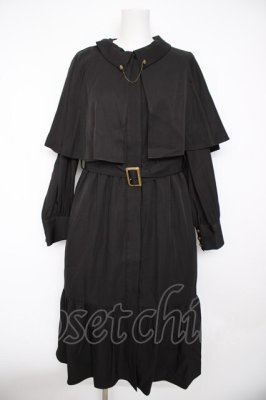 Preview of ケープ付インバネス風コート F 黒