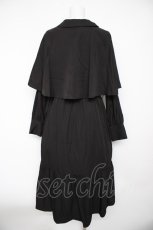 画像2: axes femme / ケープ付インバネス風コート F 黒 Y-26-09-30-102-AX-CO-SZ-ZY (2)