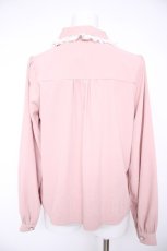 画像2: axes femme POETIQUE / メルティハートブラウス M ピンク Y-26-10-03-005-AX-BL-SZ-ZY (2)