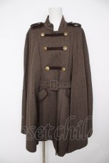 画像1: axes femme / ナポレオンマント風コート  茶 Y-26-10-03-044-AX-CO-SZ-ZY (1)