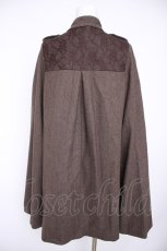 画像3: axes femme / ナポレオンマント風コート  茶 Y-26-10-03-044-AX-CO-SZ-ZY (3)