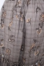 画像3: axes femme NOSTALGIE / ペイズリー×チェックスカート F 茶 Y-26-10-03-076-AX-SK-SZ-ZY (3)