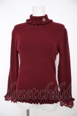 画像1: m petit by misako / TT*MSKTNソデレース L 中赤 Y-26-10-03-011-LO-TO-SZ-ZY (1)