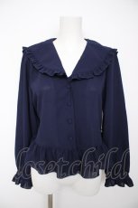 画像1: Physical Drop / セーラーオーバーブラウス  紺 Y-26-10-03-016-LO-BL-SZ-ZY (1)