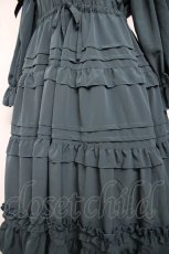 画像4: heavenly garden / ラッフルドレス  ブルーグリーン Y-26-10-03-020-LO-OP-SZ-ZY (4)