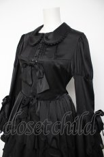 画像3: ATELIER PIERROT / Frilly Ribbon Belle Dress F ブラック Y-26-10-03-023-EL-OP-SZ-ZY (3)