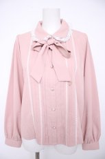 画像1: axes femme POETIQUE / メルティハートブラウス M ピンク Y-26-10-03-005-AX-BL-SZ-ZY (1)