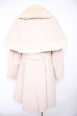 画像2: axes femme POETIQUE / ケープ付きロングコート M 生成り Y-26-10-03-038-AX-CO-SZ-ZY (2)
