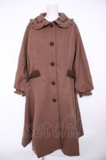 画像1: m petit by misako / TT*AOKロングコート L 中茶 Y-26-10-03-040-LO-CO-SZ-ZY (1)