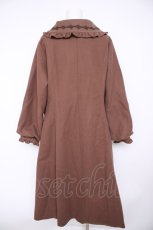 画像2: m petit by misako / TT*AOKロングコート L 中茶 Y-26-10-03-040-LO-CO-SZ-ZY (2)