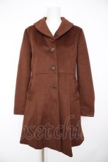 画像1: axes femme / チェスターコート  ブラウン Y-26-10-03-041-AX-CO-AS-ZY (1)