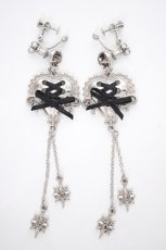 画像1: axes femme POETIQUE / 2WAYレースアップピアス  シルバー Y-26-10-04-001-AX-AC-SZ-ZY (1)