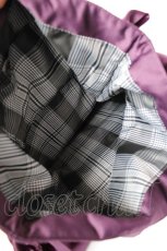 画像4: Maison de FLEUR / ダブルリボントートバッグ F パープル Y-26-10-04-032-LO-BG-SZ-ZY (4)