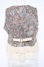 画像2: axes femme / 裾フリルタッセルベスト M ベージュ Y-26-10-04-047-AX-TO-SZ-ZY (2)