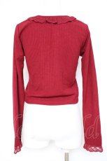 画像2: axes femme POETIQUE / レースアップカットプル  ワイン Y-26-10-04-049-AX-TO-SZ-ZY (2)