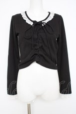 画像1: axes femme POETIQUE / レースアップカットプル  黒 Y-26-10-04-054-AX-TO-SZ-ZY (1)