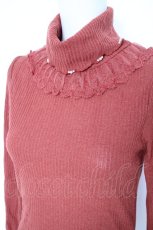 画像3: axes femme / パール配色テレコニットソー M オレンジ Y-26-10-04-057-AX-TO-SZ-ZY (3)