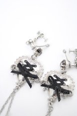 画像2: axes femme POETIQUE / 2WAYレースアップピアス  シルバー Y-26-10-04-001-AX-AC-SZ-ZY (2)
