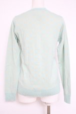 画像2: Franche Lippee / リボン柄カーディガン M サックス Y-26-10-04-081-LO-TO-SZ-ZY (2)