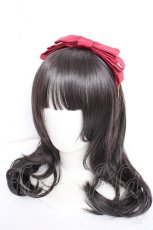 画像1: Emily Temple cute / レースリボンカチューシャ  赤 Y-26-10-04-012-ET-AC-SZ-ZY (1)