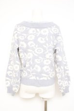 画像2: axes femme / お花JQレースニットプルオーバー M グレー Y-26-10-04-091-AX-TO-SZ-ZY (2)