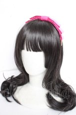 画像1: Emily Temple cute / レースリボンカチューシャ  ピンク Y-26-10-04-013-ET-AC-SZ-ZY (1)