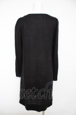 画像2: franche lippee black / ドット切り替えカットワンピース  黒 Y-26-10-04-146-LO-OP-SZ-ZY (2)