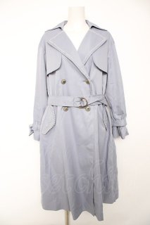 axes femme / 後ろ切り替えトレンチコート サックス Y-26-10-04-183-AX