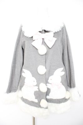 Preview of Fluffy Bunnies コート  グレー