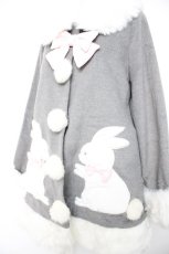 画像3: To Alice / Fluffy Bunnies コート  グレー Y-26-10-04-193-LO-CO-SZ-ZY (3)