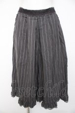 画像1: axes femme / 裾デザインガウチョパンツ M グレー Y-26-10-04-204-AX-PA-SZ-ZY (1)
