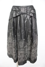 画像1: Jane Marple / Holy Village Embroidery スカート M グレー Y-26-10-04-227-JM-SK-SZ-ZY (1)