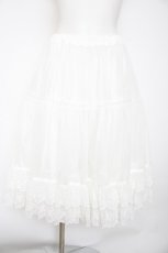 画像1: Melody BasKet / Cotton candyパニエ M 白 Y-26-10-04-230-LO-SK-SZ-ZY (1)