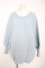 画像1: axes femme / 2wayメランジニット F サックス Y-26-10-06-042-AX-TO-SZ-ZY (1)
