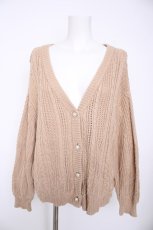 画像1: axes femme / バックリボンニットカーデ  ベージュ Y-26-10-06-060-AX-TO-SZ-ZY (1)