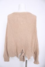 画像2: axes femme / バックリボンニットカーデ  ベージュ Y-26-10-06-060-AX-TO-SZ-ZY (2)