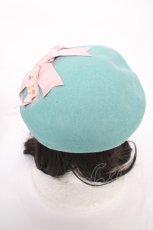 画像3: Leur Getter / リボンベレー帽  ミントグリーン Y-26-10-06-014-LU-AC-SZ-ZY (3)